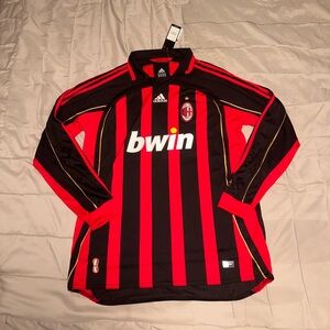Retro AC Milan Adidas Long sleeve Kaka Jersey